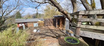 Idyll on Lake Edersee with lake view