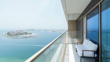 Deluxe Apartment, Balcony, Sea View | Balcony