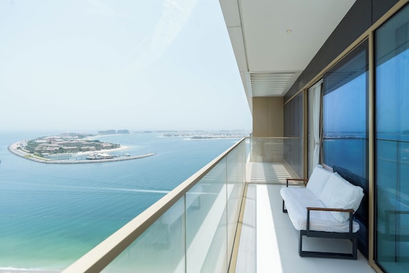 Deluxe Apartment, Balcony, Sea View | Balcony