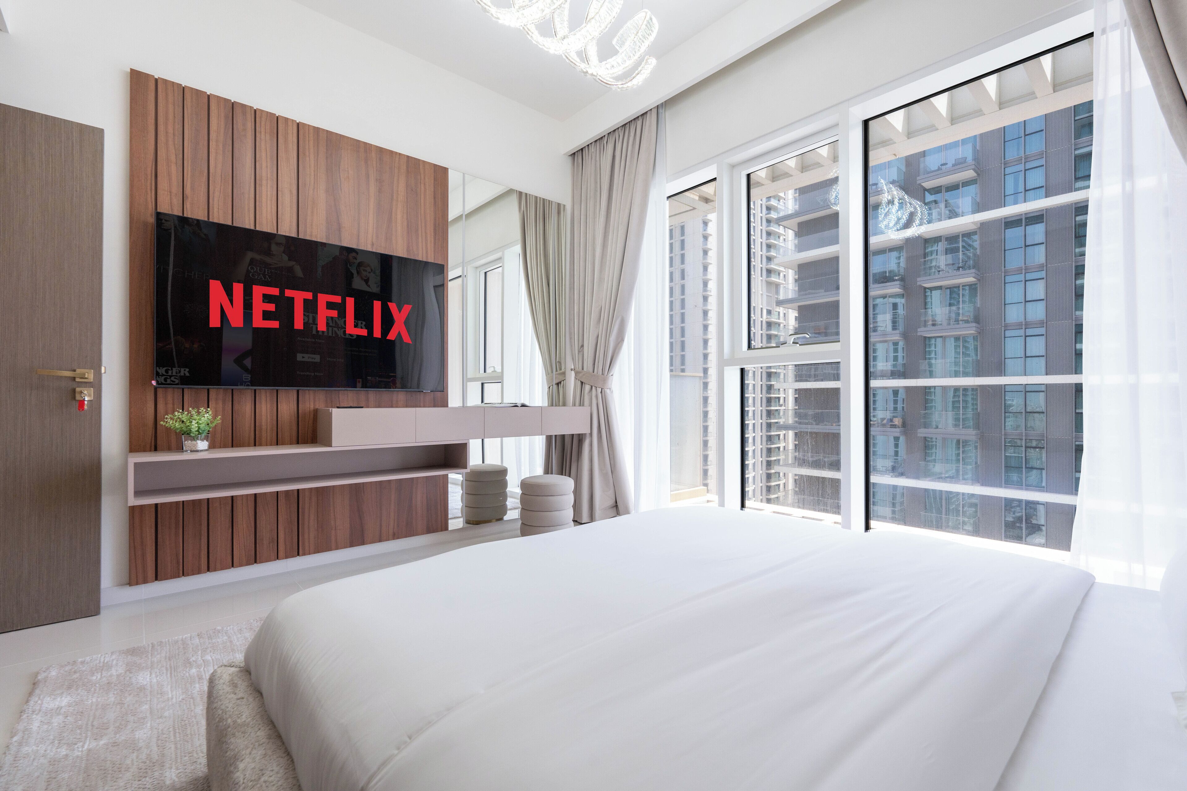 Departamento Deluxe, balcón, vista al mar | Ropa de cama de alta calidad y camas con efecto memoria 