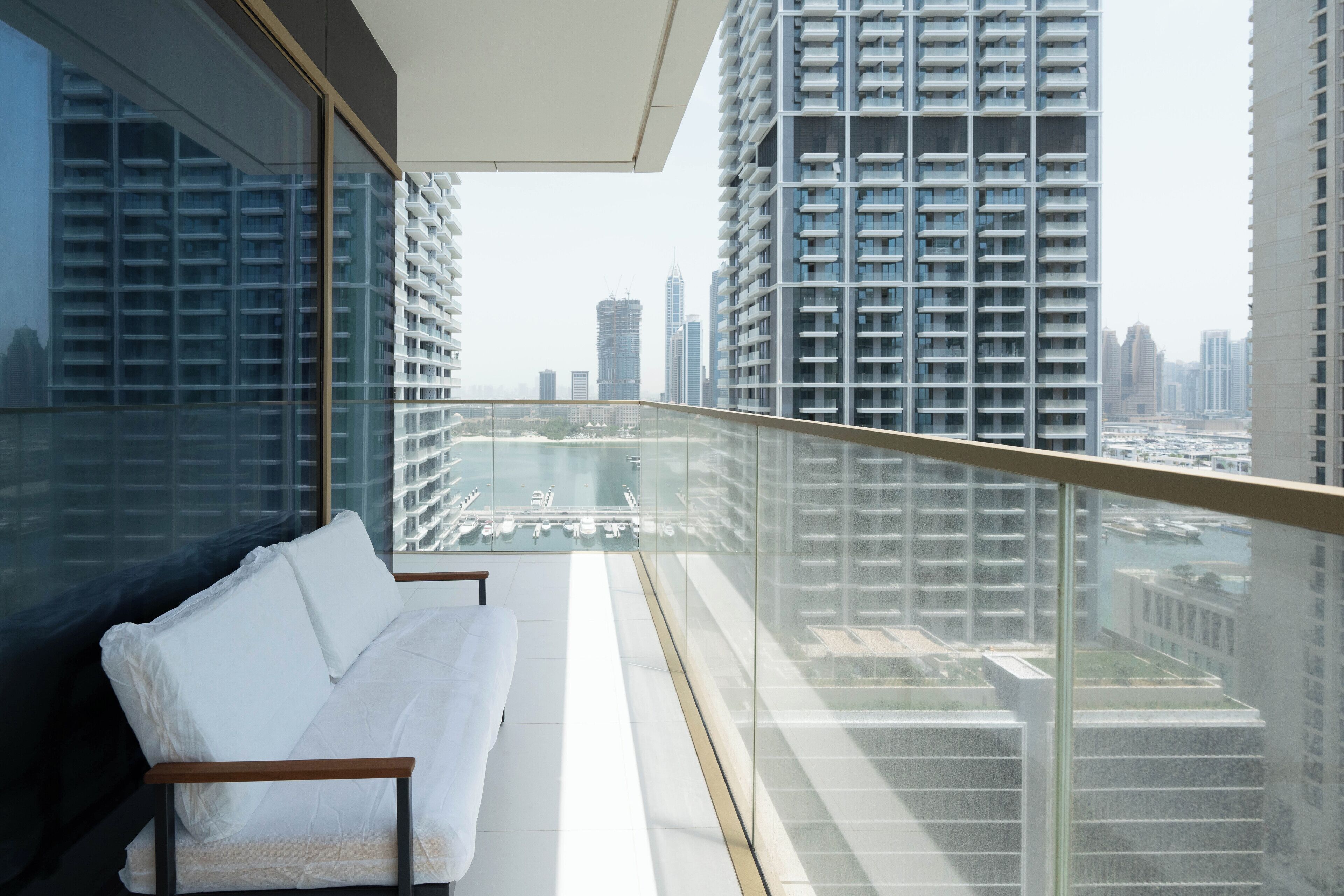 Departamento Deluxe, balcón, vista al mar | Balcón
