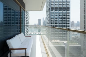 Deluxe Apartment, Balcony, Sea View | Balcony - KeyRock - Sea View Stay with Pool Access (Dubai)