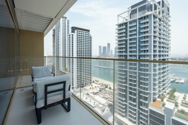 Deluxe Apartment, Balcony, Sea View | Balcony