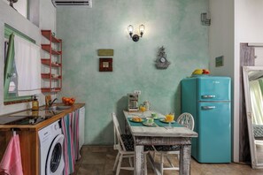 Family Studio, Mountain View, Mountainside (Tiny House With Private Pool Kostrena) | Private kitchen | Fridge, microwave, stovetop, dishwasher - Tiny House With Private Pool Kostrena (Kostrena)
