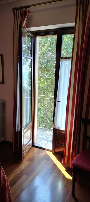 Kahden hengen comfort-huone (kaksi sänkyä), parveke, näköala mäelle | Parveke