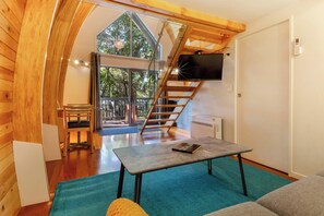 Luxury-Chalet, 1 Schlafzimmer | Wohnbereich