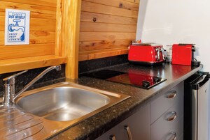 Luxury-Chalet, 1 Schlafzimmer | Eigene Küche | Wasserkocher mit Kaffee-/Teezubehör, Wasserkocher
