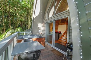 Luksuschalet, 1 makuuhuone | Terassi/patio
