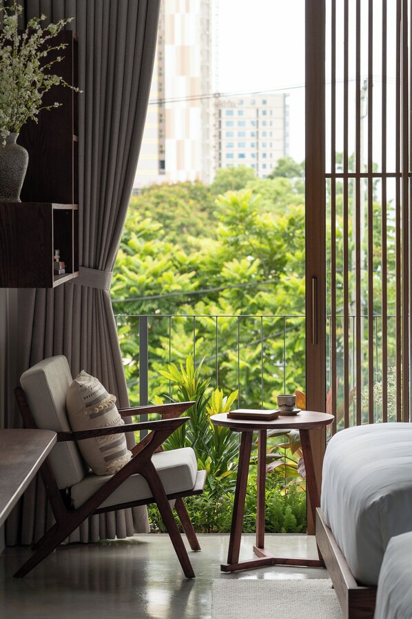 Vue depuis l’hébergement