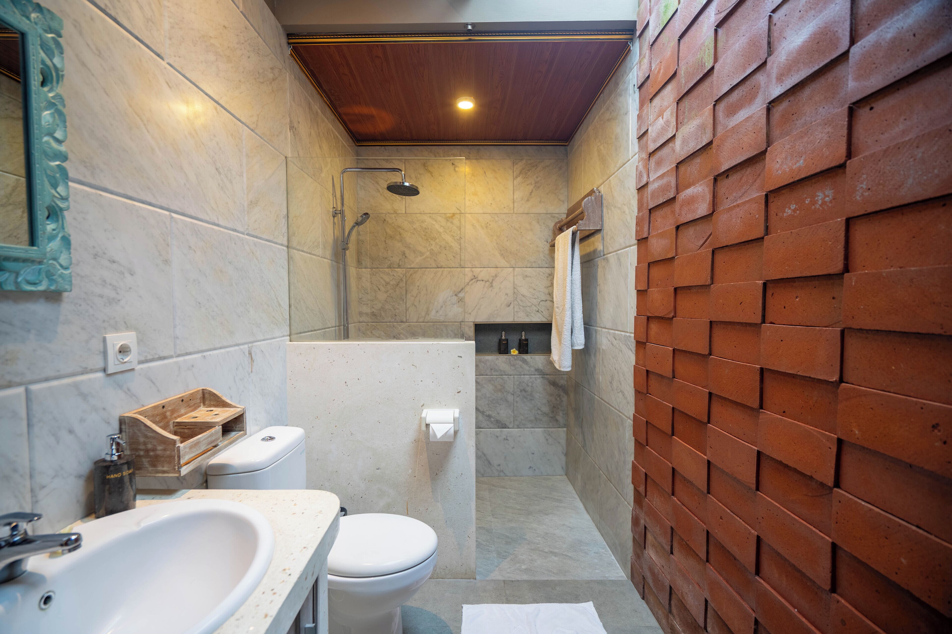 패밀리 빌라, 수영장 전망 | 욕실 | 샤워 시설, 헤어드라이어, 타월, 비누