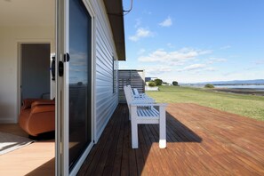 Terrace/patio - Waterfront Home with a View and Deck (Low Head)