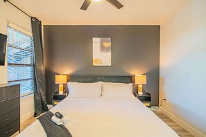 Iron/ironing board, WiFi, bed sheets