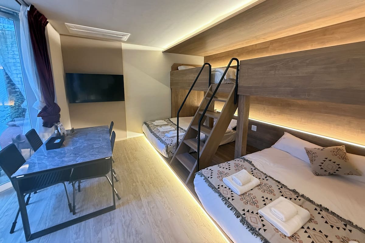 Family Condo | In-room safe, individually decorated, desk, blackout drapes
