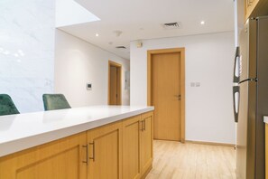 Superior Apartment, Balcony | Private kitchen