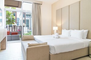 Superior Apartment, Balcony | In-room safe, blackout drapes, iron/ironing board, free WiFi