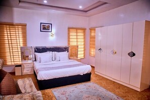 Economy Apartment, Balcony, City View | In-room safe, desk, laptop workspace, blackout drapes - EVC  Apartments (Kano)