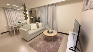 Leilighet, 2 soverom, tilgjengelighetstilpasset | Oppholdsrom