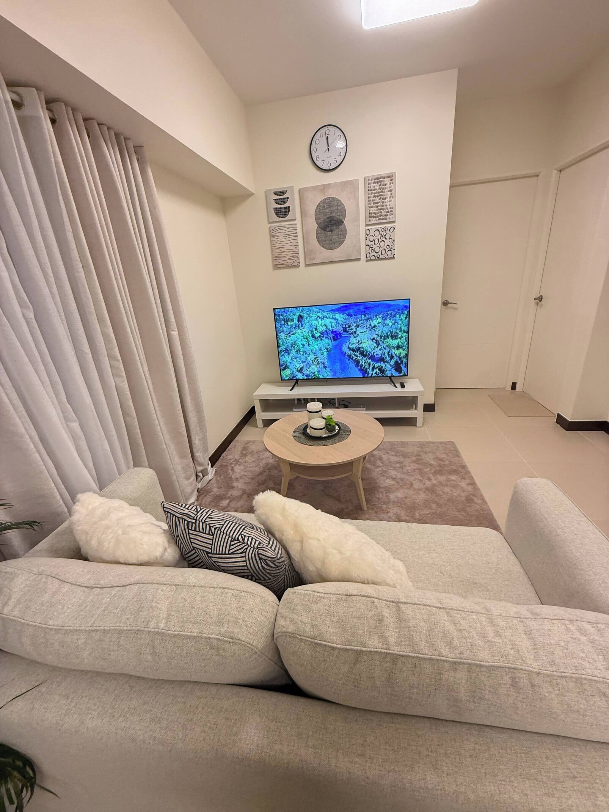 公寓, 2 间卧室, 无障碍 | 客厅 | 书