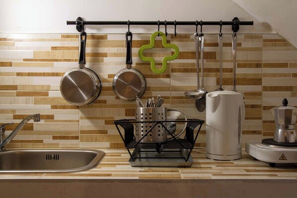 Family Quadruple Room | Private kitchen | Espresso maker