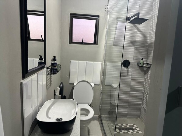 Towels, soap, toilet paper