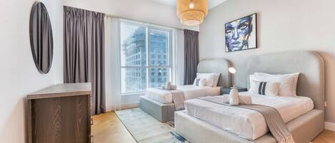 Luxury-Apartment, Stadtblick