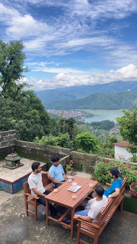 Charming 3-bedroom bed & breakfast in lovely Pokhara with best lake view.