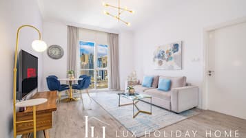 Apartment, City View | Living area