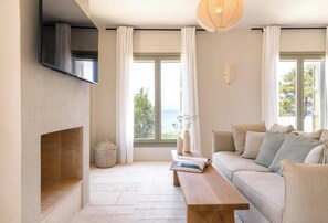 익스클루시브 빌라, 바다 전망 | 이집트산 면 시트, 고급 침구, 메모리  폼 침대, 객실 내 금고