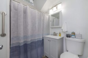 Hair dryer, towels