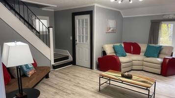 Fernseher, Kamin, BĂŒcher