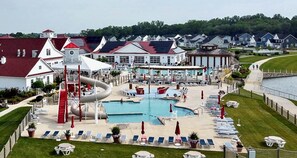 Indoor pool, a heated pool