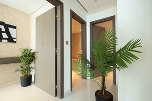 Deluxe Apartment, Balcony, Sea View | Living area | 125-cm flat-screen TV with digital channels, Netflix, streaming services