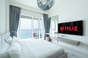 Deluxe Apartment, Balcony, Sea View