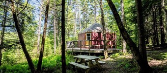 Ecological, intimate and immersive yurt: Le Lièvre