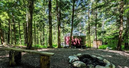 Ecological, intimate and immersive yurt: Le Lièvre