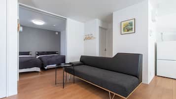 客房, 1 间卧室, 无烟房 (Aile House III - 1LDK, Ground Floor) | 起居区
