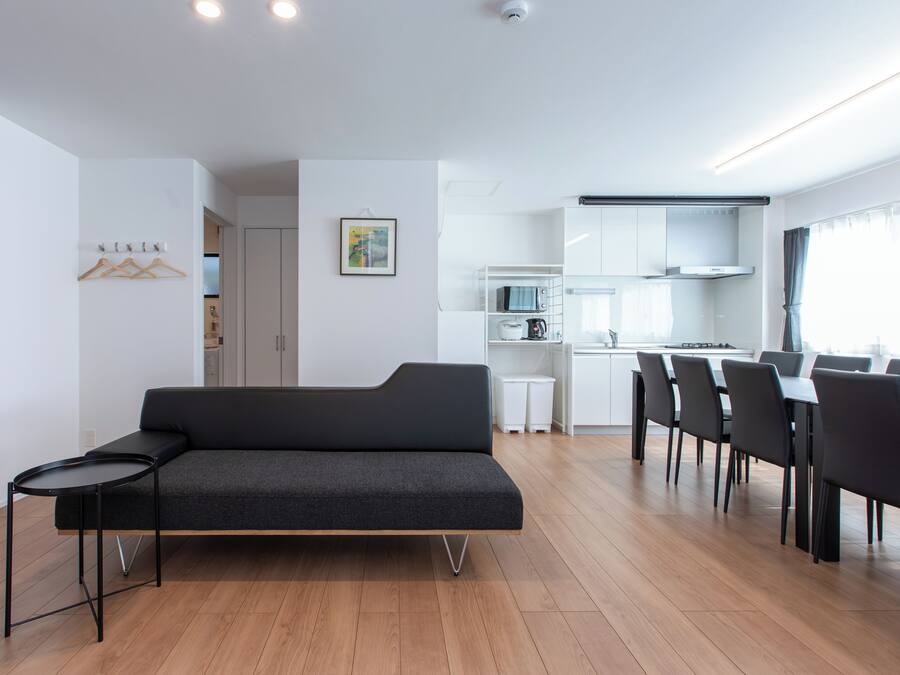 Aile House III - 1LDK, Non Smoking (Ground Floor) | Living area | Flat-screen TV