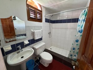 Studio, 1 Bedroom, Smoking, Balcony | Bathroom - Cozy Studio Apartment 2 min to the Beach, Rooftop (Sosúa)
