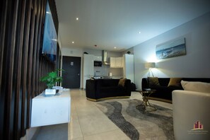 Luxury-Apartment | Bügeleisen/Bügelbrett, kostenloses WLAN