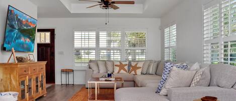 Maison, Plusieurs lits (Dub's Beach Retreat) | Aire de séjour