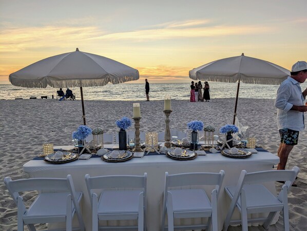 Udendørs spisemuligheder