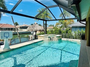 屋外プール、温水プール