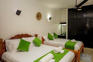 2 slaapkamers, een strijkplank/strijkijzer, wifi, beddengoed