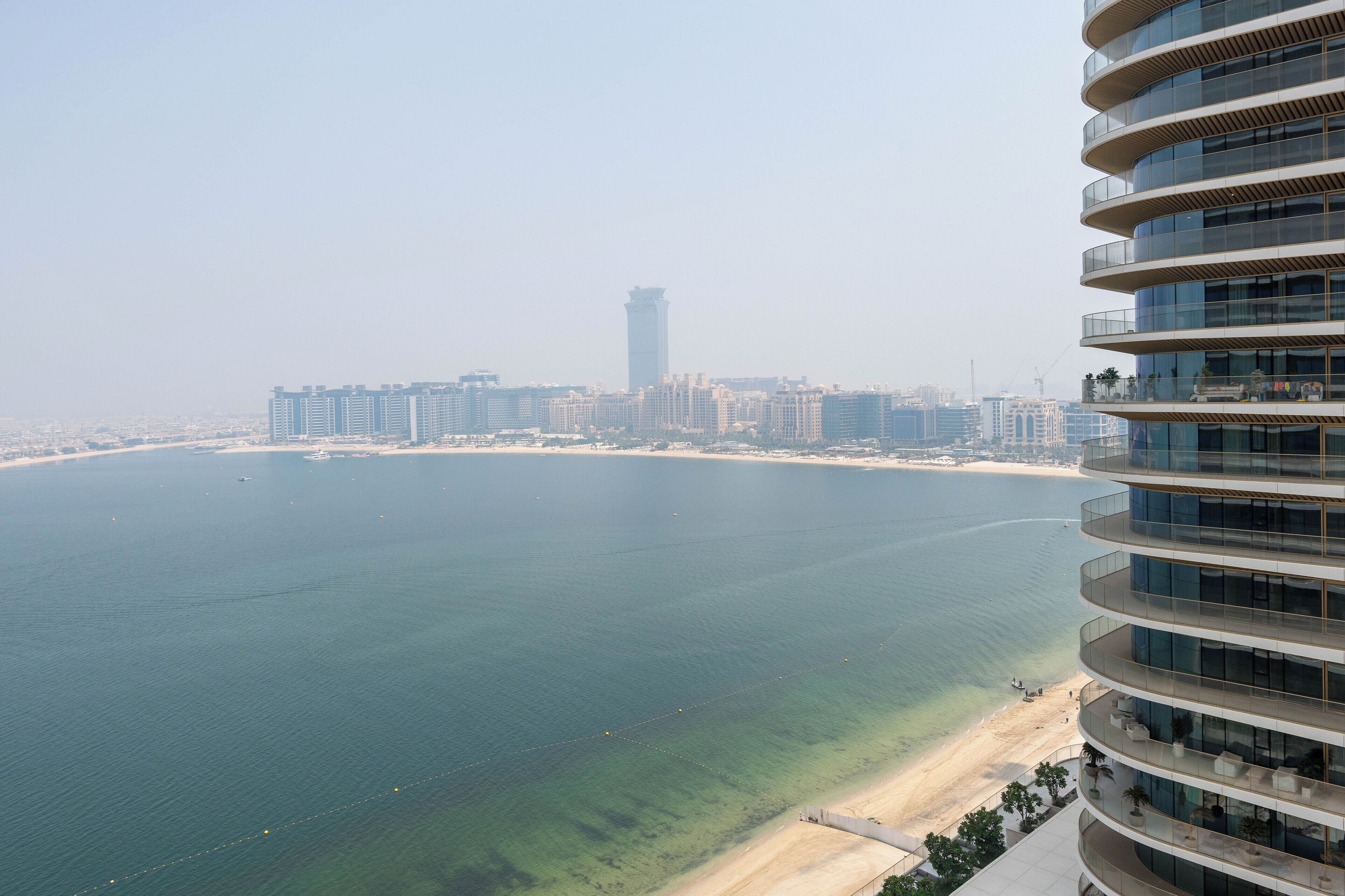 Apartemen Deluks, balkon, pemandangan laut | Pemandangan dari kamar