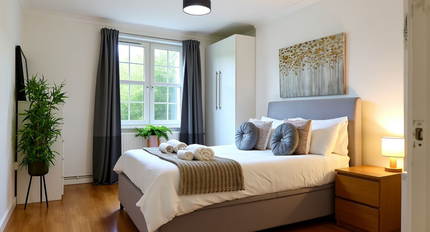 3 bedrooms, iron/ironing board, free WiFi, bed sheets