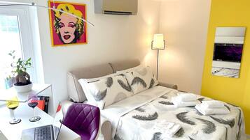 1 chambre, bureau, fer et planche Ă  repasser, Wi-Fi gratuit