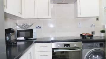 Microwave, oven, stovetop