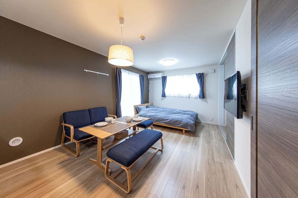 Logement Aile Room 203 - 1DK, Non-Smoking (Refreshing Marine-Style Apartment) | Free WiFi