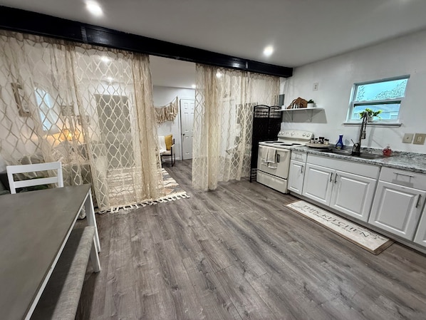 Microwave, oven, stovetop