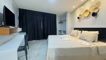 Classic Apartment, Beach View | Desk, laptop workspace, free WiFi